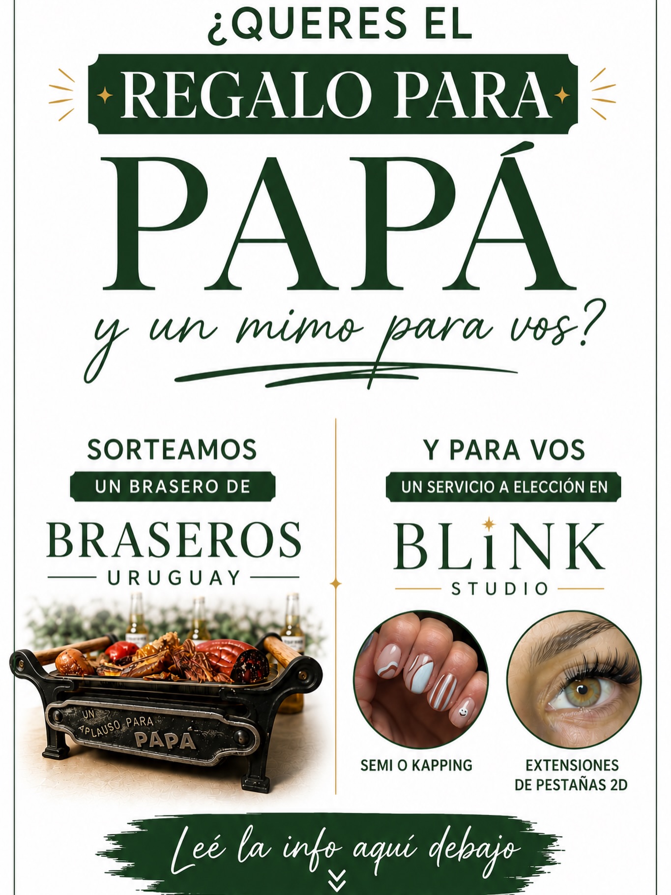 Imagen de SORTEO DÍA DEL PADRE!
Participá siguiendo los pasos:
•