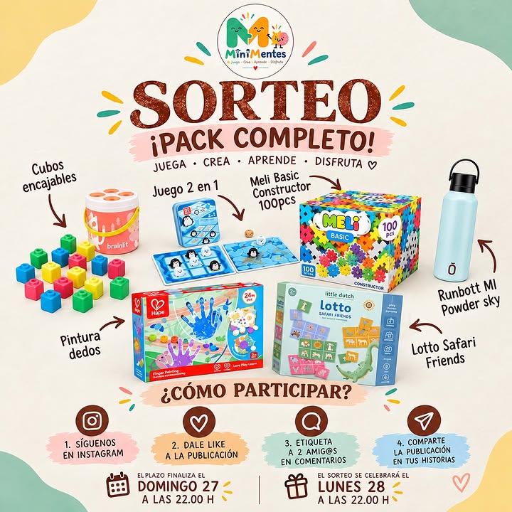 Imagen de 🎉 ¡SORTEO MINIMENTES! 🎉

💖 ¡Gana un PACK COMPLETO
