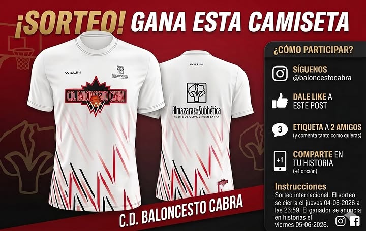 Imagen de ⚡ ¡SORTEO EXPRESS! ⚡

​¿Quieres llevarte la camiseta