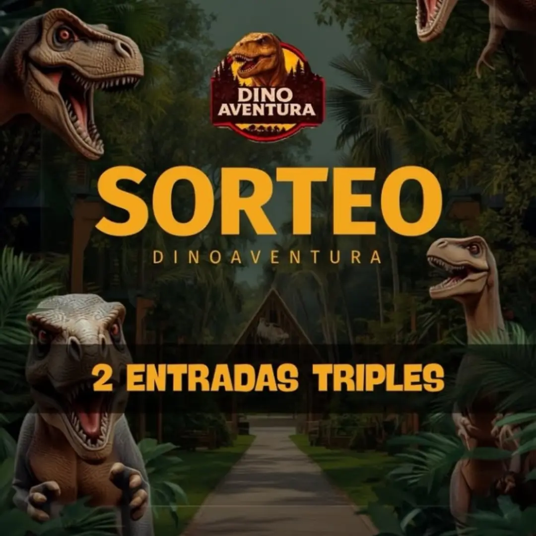 Imagen de 🦖🎉 ¡SORTEO DINOAVENTURA! 🎉🦖
¿Te gustaría vivi