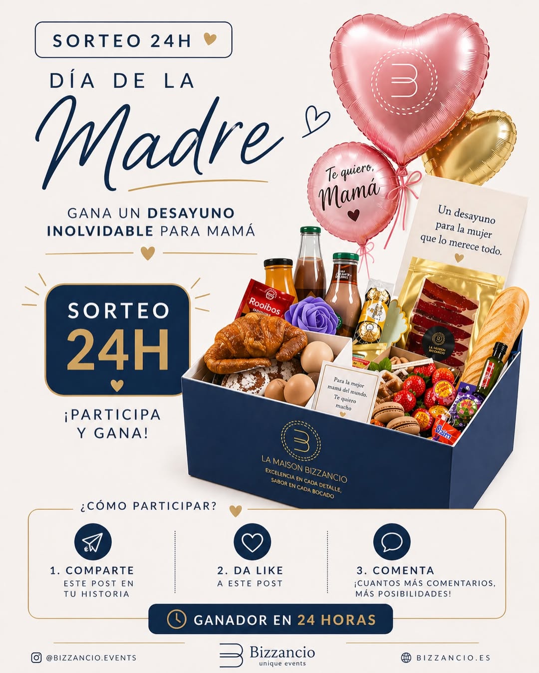 Imagen de SORTEO DE UN DESAYUNO EL DÍA 3 DE MAYO 

PASOS:
1. Sígueno