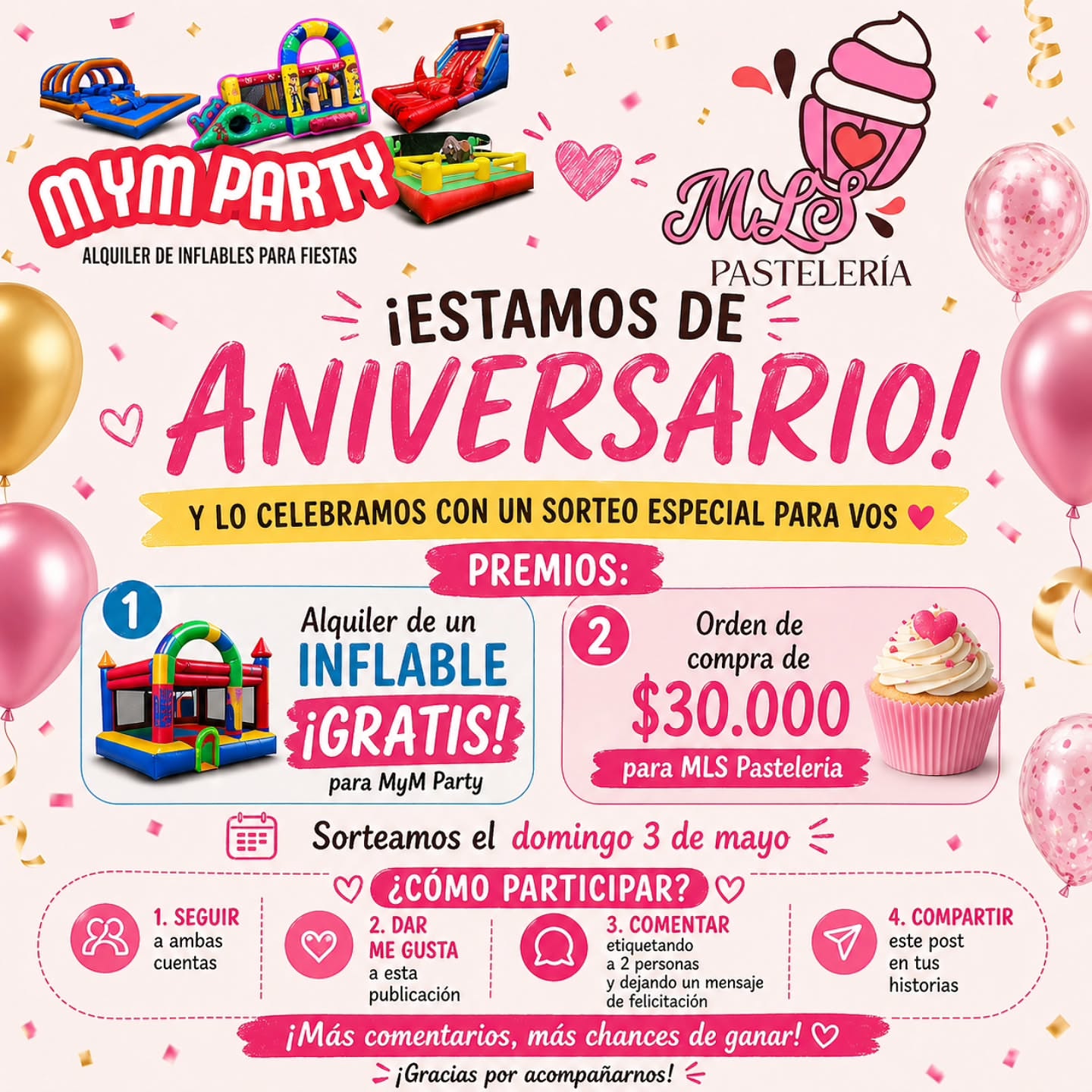 Imagen de 🎉 ¡ESTAMOS DE ANIVERSARIO! 🎉

Queremos celebrarlo con