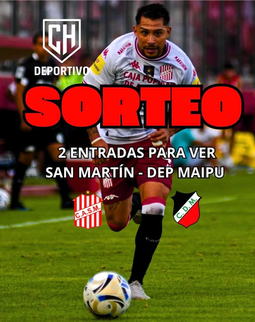 Imagen de CIUDADELA TE ESPERA! ⚪️🔴

Sorteamos dos plateas para 