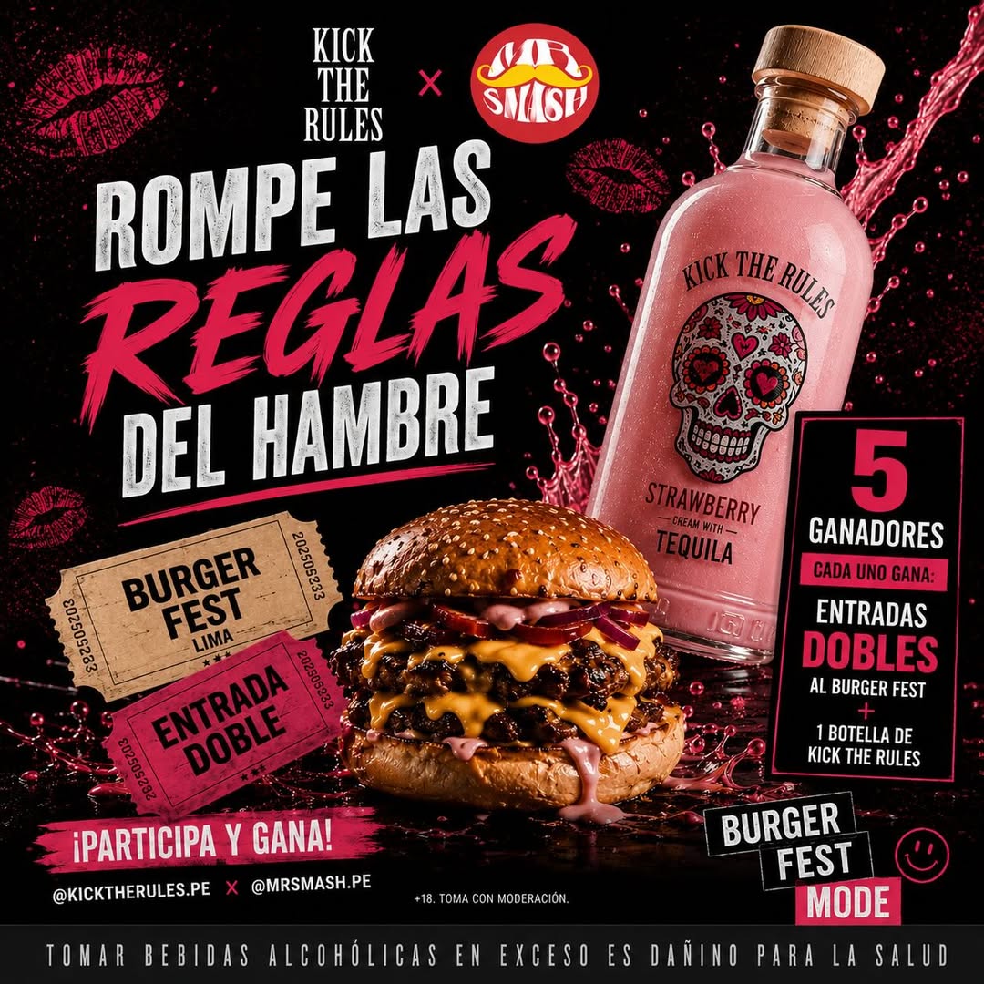 Imagen de 🍔🔥 TE INVITAMOS AL BURGER FEST 🔥🥃
@kicktherules
