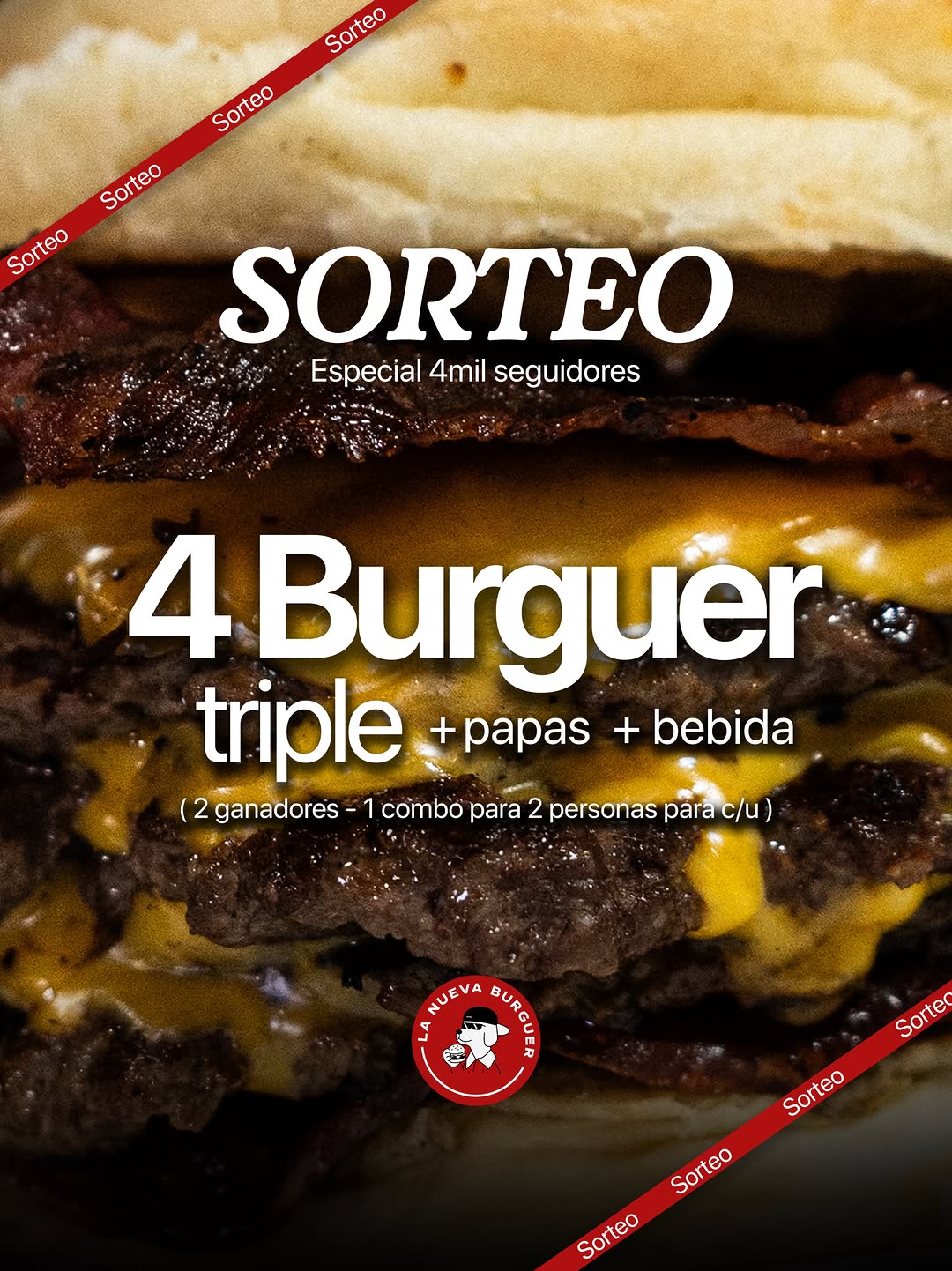 Imagen de SORTEO POR LOS 4MIL SEGUIDORES🤤🍔
Para participar:
✅