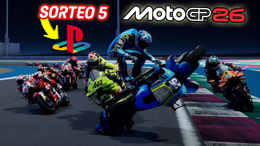 Imagen de SORTEAMOS 5 MOTOGP 26 PARA PLAYSTATION 5

Requisitos:
Sigue 