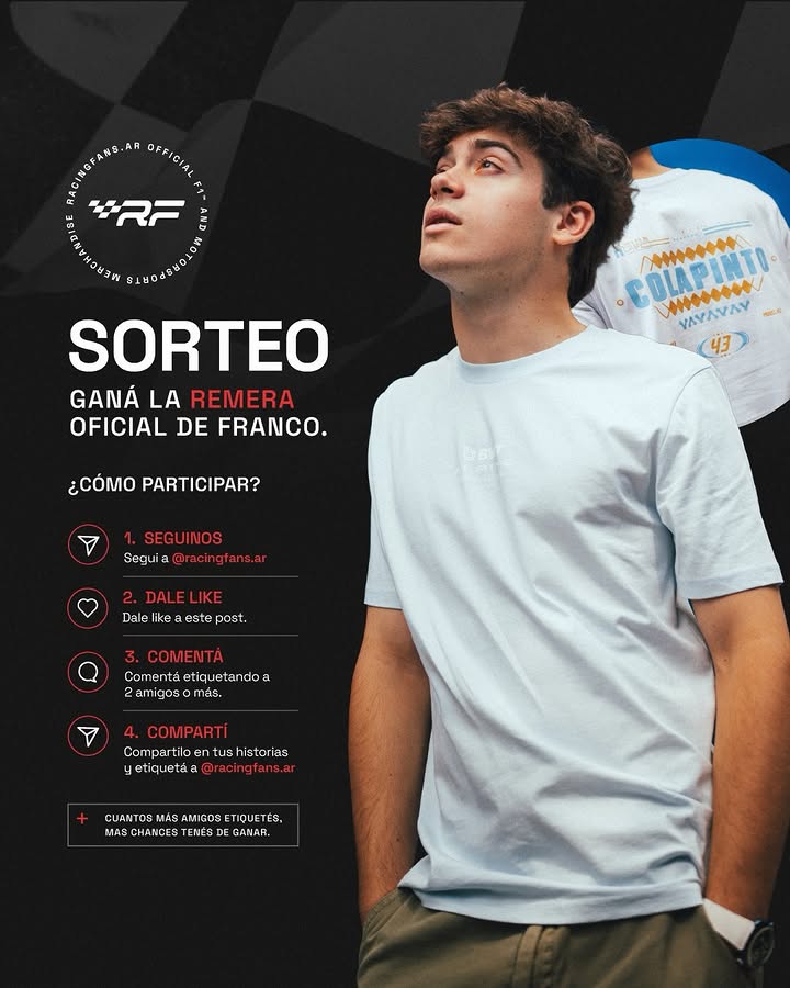 Imagen de Ganá la remera del merchandising oficial de Franco Colapint