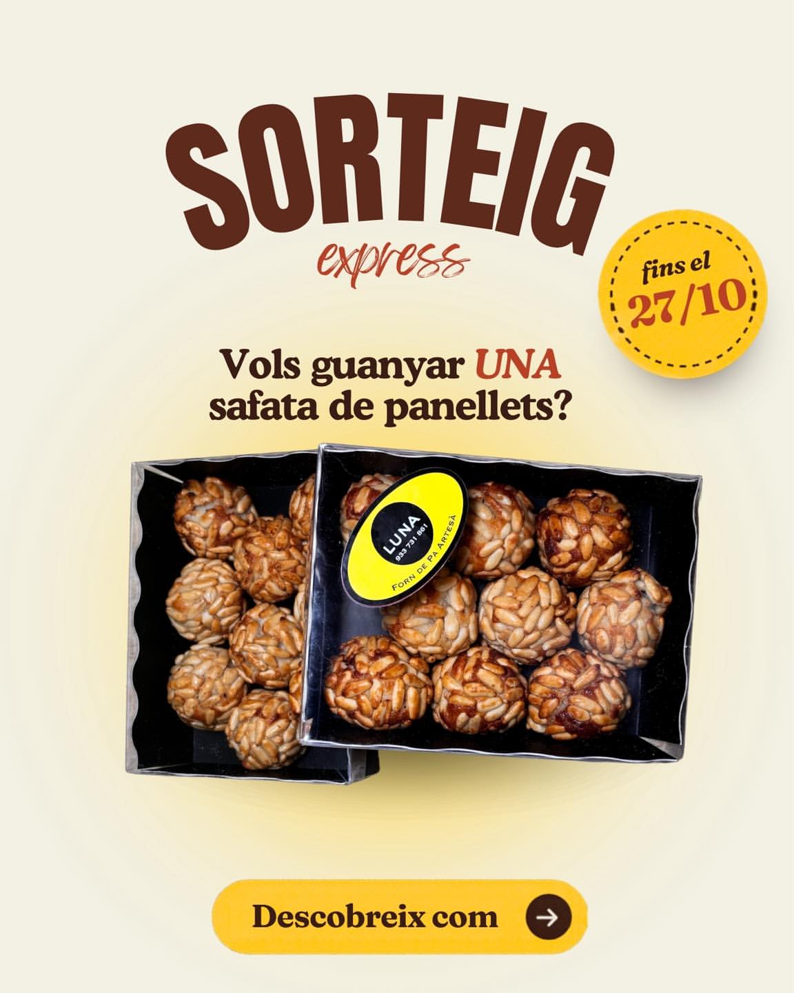 Imagen de 🎉🌰 SORTEIG EXPRESS DE 48 H! 🌙💛
🎁 Sortegem 2
