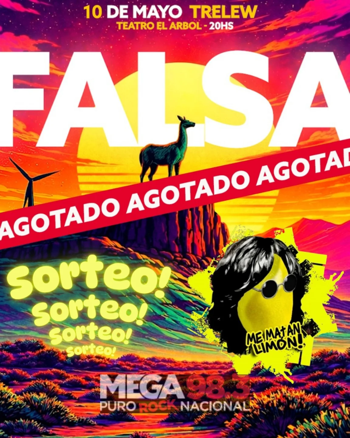 Imagen de 🔥🦙¡¡¡SORTEAMOS ENTRADAS!!!🍋💣

 📢 Falsa Cub