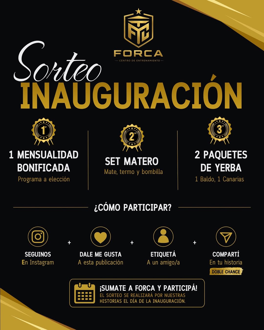 Imagen de 🚨 SORTEO INAUGURACIÓN 🚨

¡Estamos de estreno y lo qu