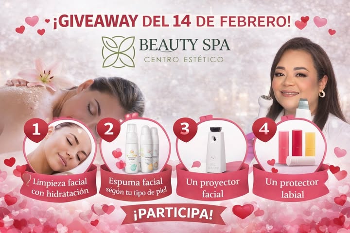 Imagen de 🎁💖 ¡GIVEAWAY SAN VALENTÍN – BEAUTY SPA CENTRO EST