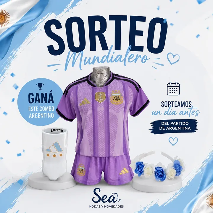 Imagen de 🚨 ¡SORTEO MUNDIALERO! 🚨
Porque ya estamos viviendo la