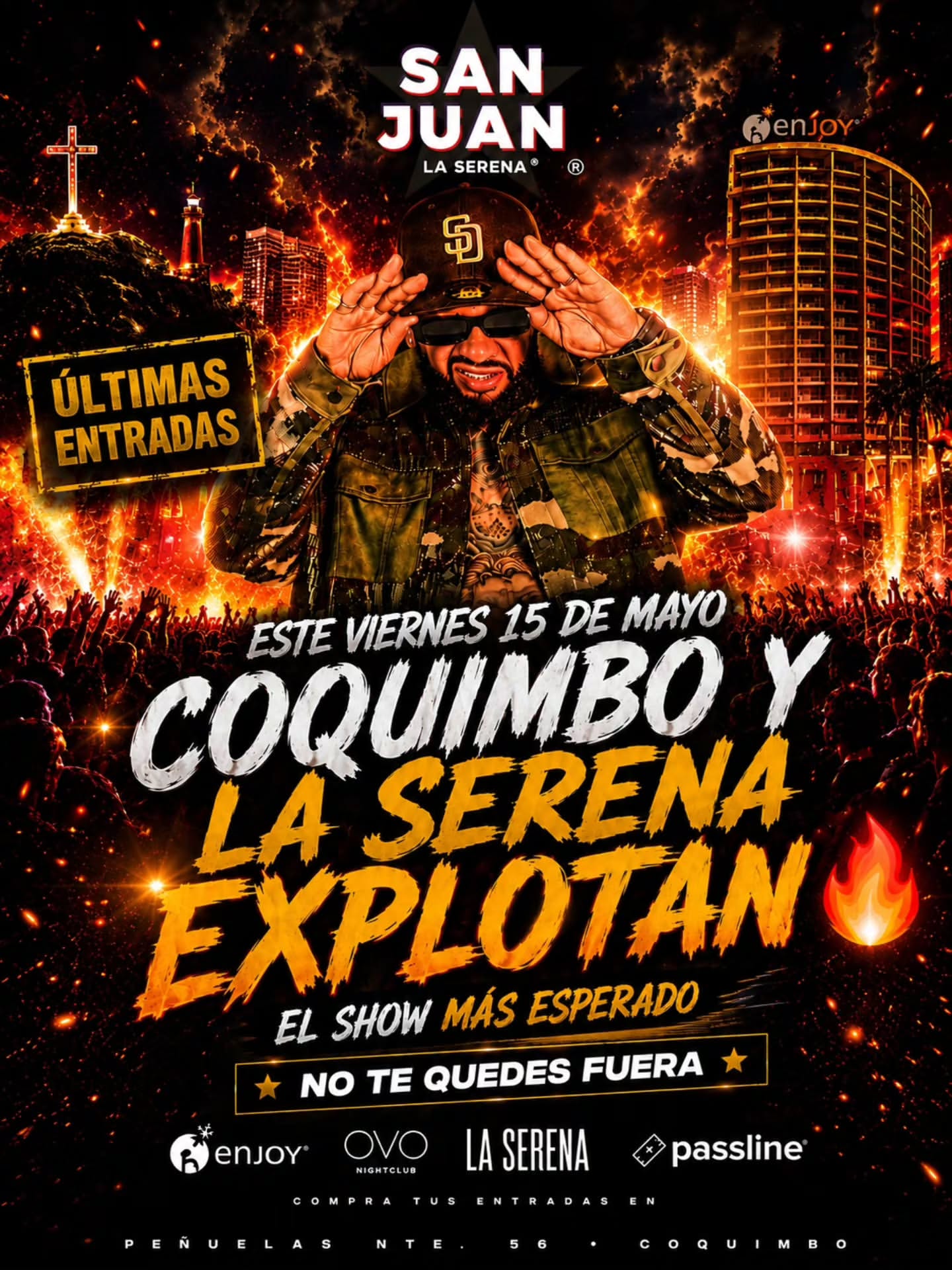 Imagen de 🚨 ESTE VIERNES 15 DE MAYO 🚨
Coquimbo y La Serena EXPLO