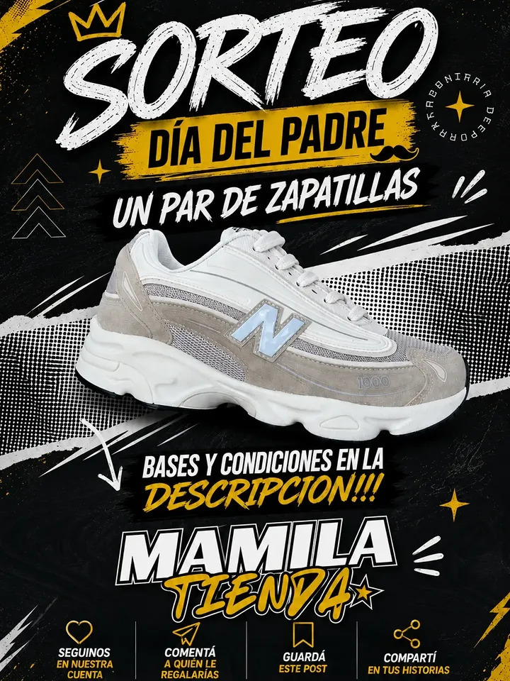 Imagen de SORTEO!!
Un par de zapas a eleccion👟👟
Conectate con e