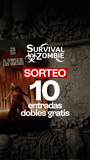 Imagen de 🔥 Sorteamos 10 ENTRADAS DOBLES para vivir Survival Zombie