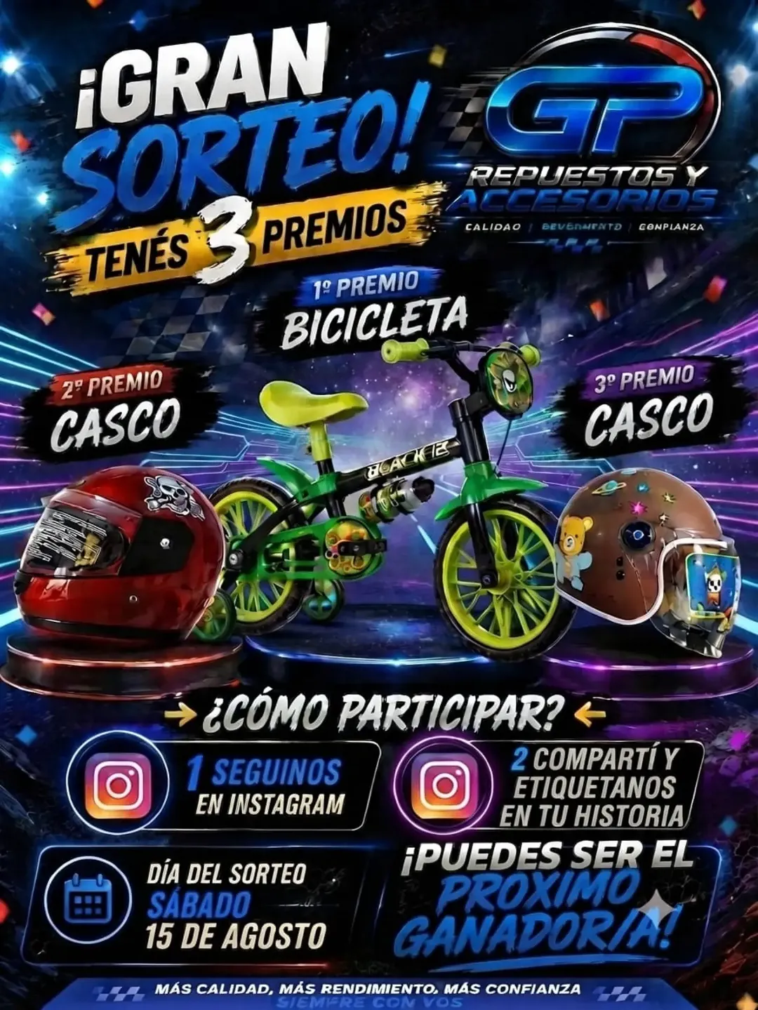 Imagen de 🏆 ¡EN GP HACEMOS FELICES A UNOS/AS  PEQUEÑO/AS
CAMPEÓN