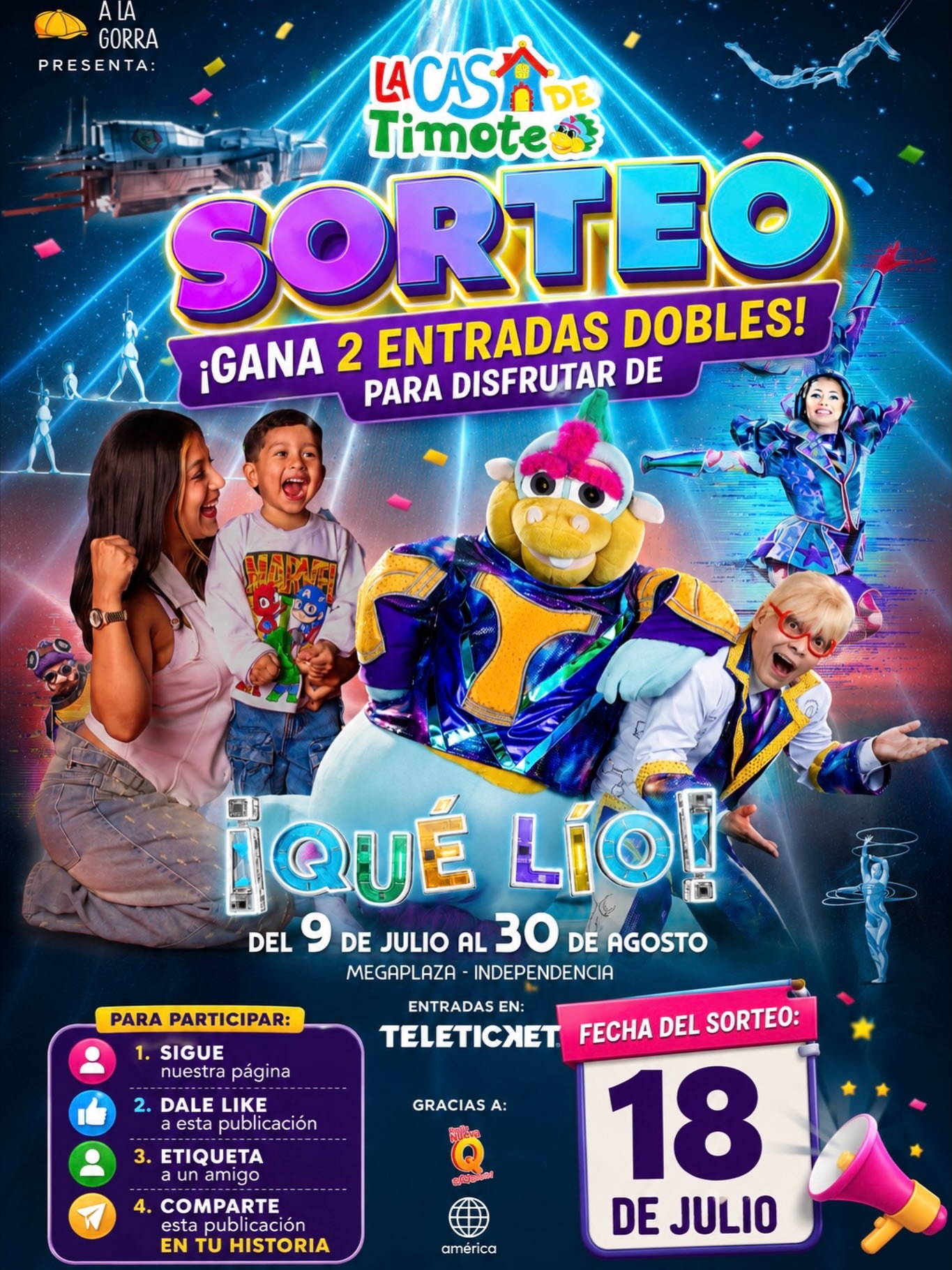 Imagen de 🎪🤹🏻♂️SORTEO DOBLE🤹🏻♂️🎪
¿Qu