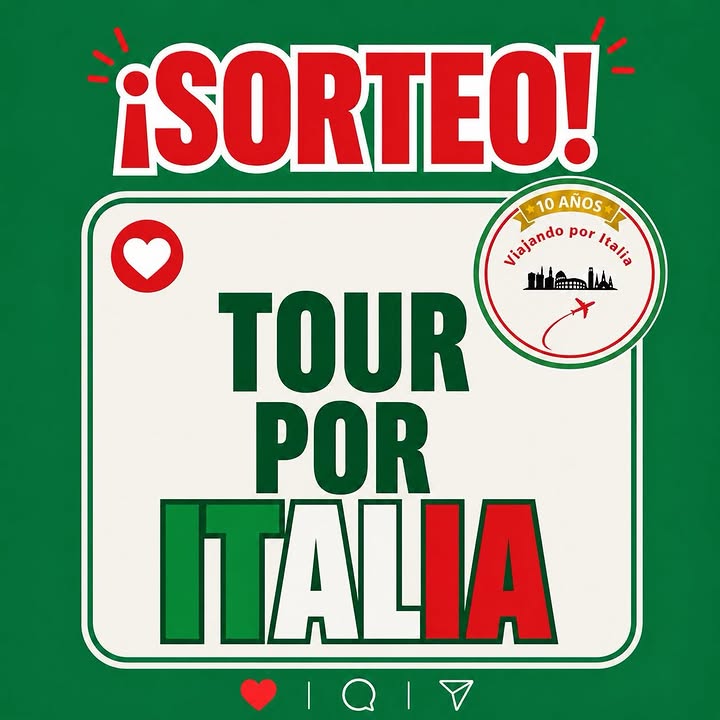 Imagen de 🚨 🚨 ¡ATENCIÓN! 🚨🎉 ¡Lanzamos el SORTEO “Tour