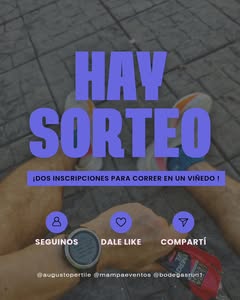 Imagen de Sorteamos 2 Inscripciónes a elección (6k y 12k) 🤯.

Alg