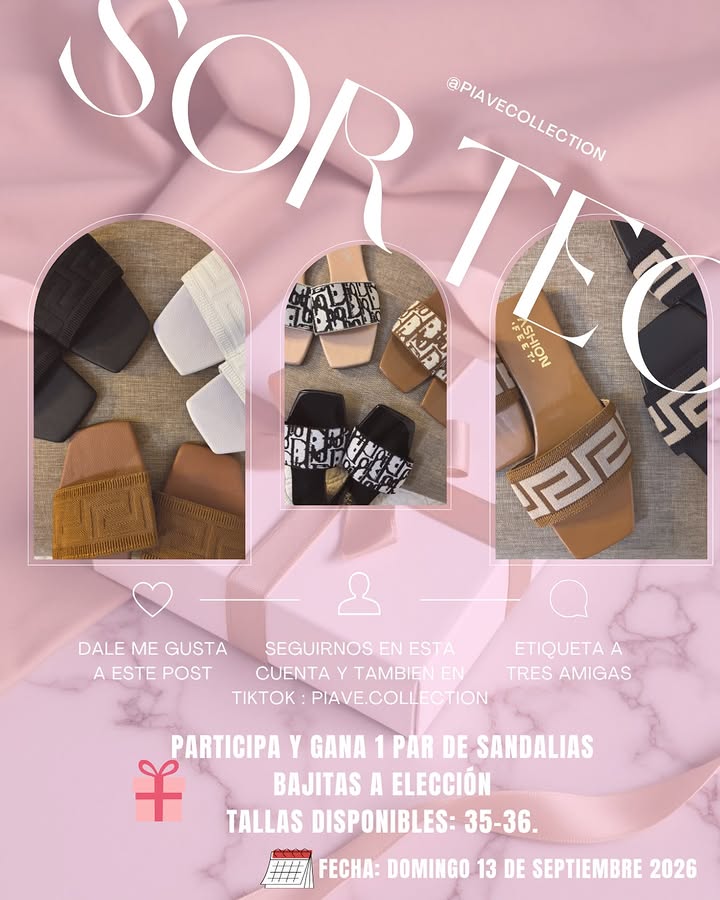 Imagen de ¡SORTEO FLASH! ✨💡

Gana una de nuestras sandalias baji