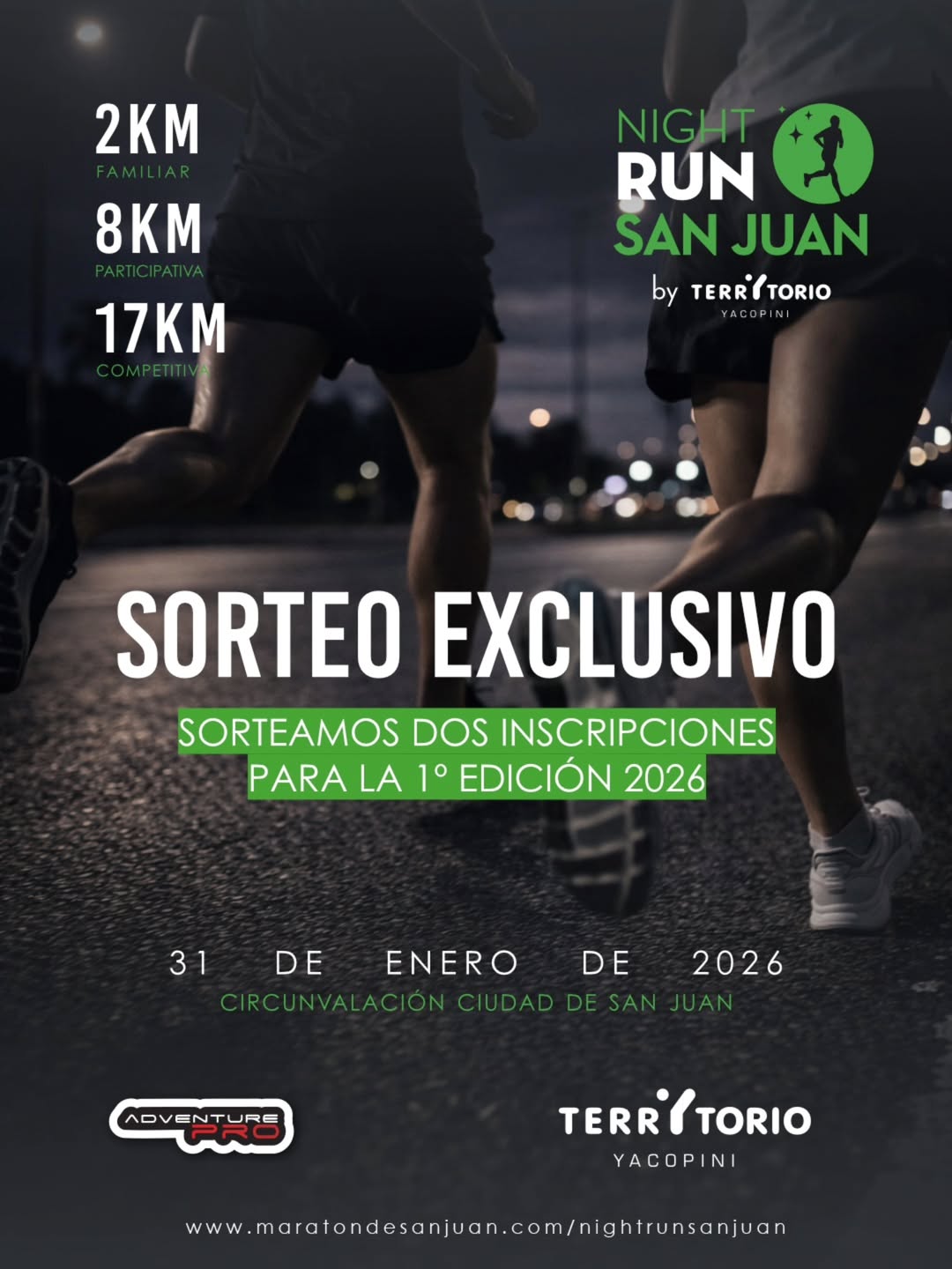 Imagen de SORTEO EXCLUSIVO – NIGHT RUN SAN JUAN 🏃‍♀️

Sorte