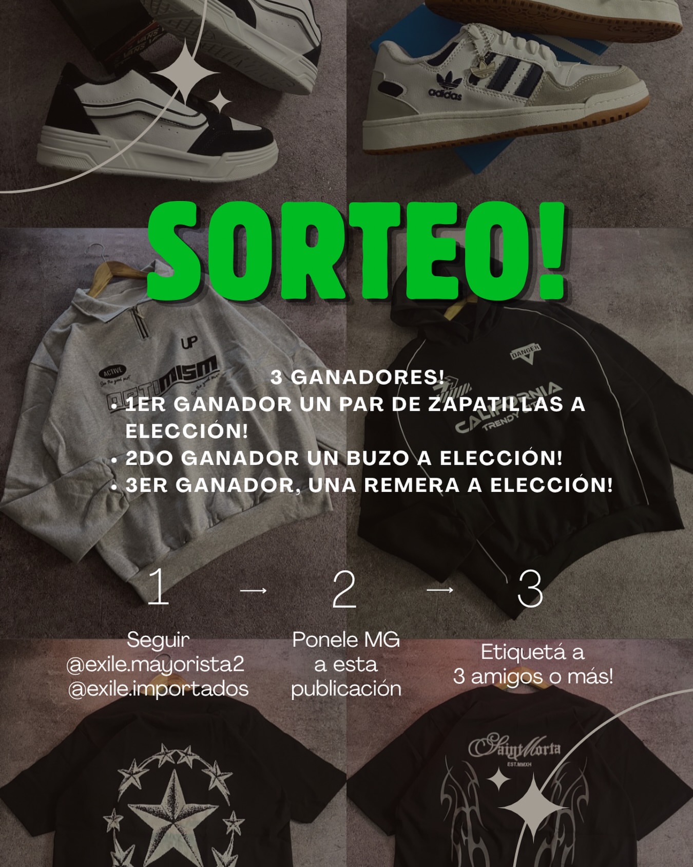 Imagen de ‼️💚SORTEO💚‼️
Pasos a seguir:
- Seguir @exile.i