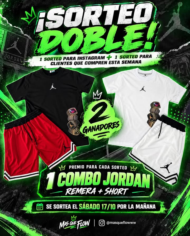 Imagen de 🔥 DOBLE SORTEO EN MÁS QUE FLOW 🔥
Esta semana tenés