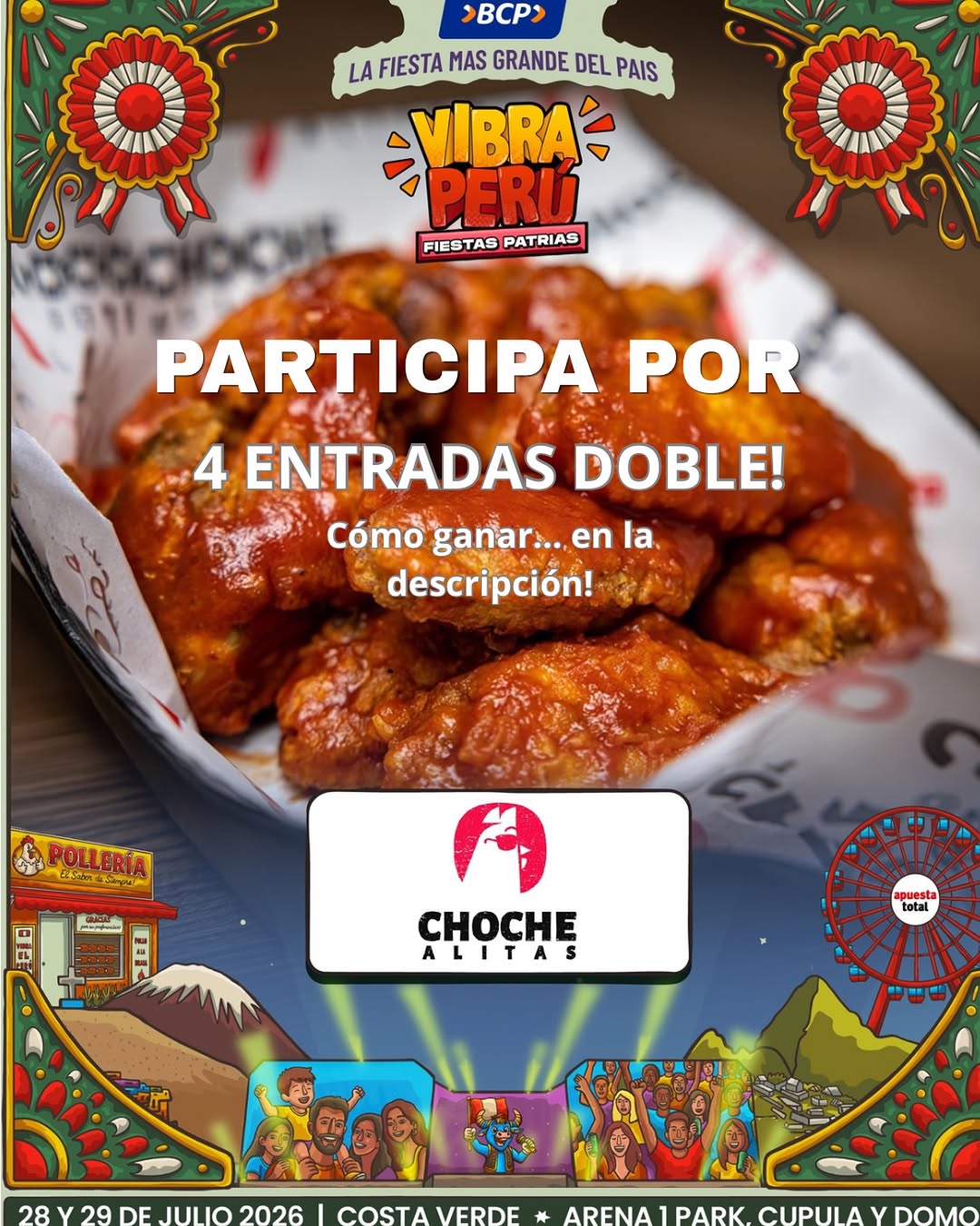 Imagen de ¡SORTEAMOS 4 ENTRADAS PARA VIBRA PERÚ! 🇵🇪🔥

Celeb