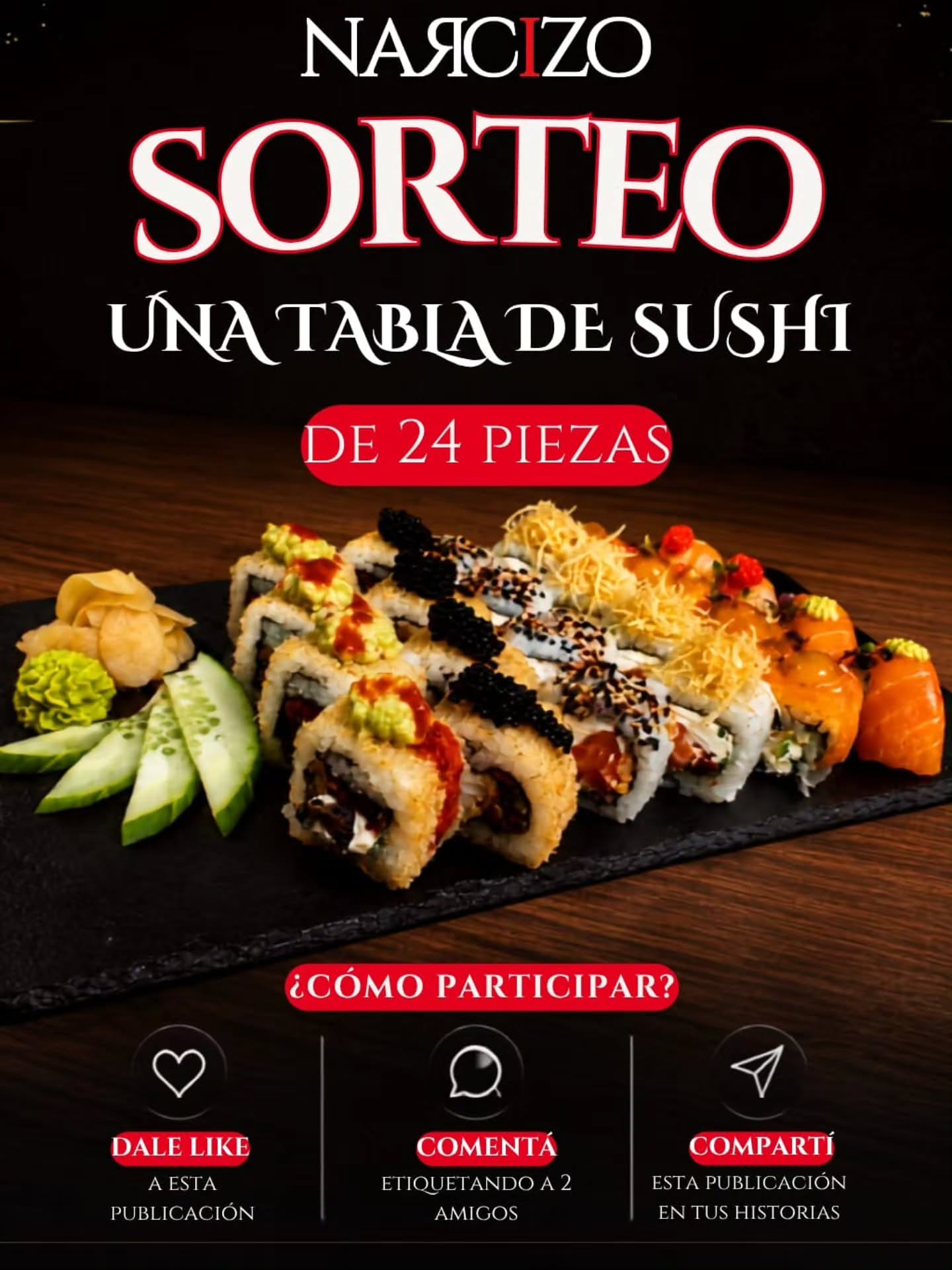 Imagen de 🍣 ¡SORTEO EN NARCIZO! 🍣
¿Te gustaría disfrutar una