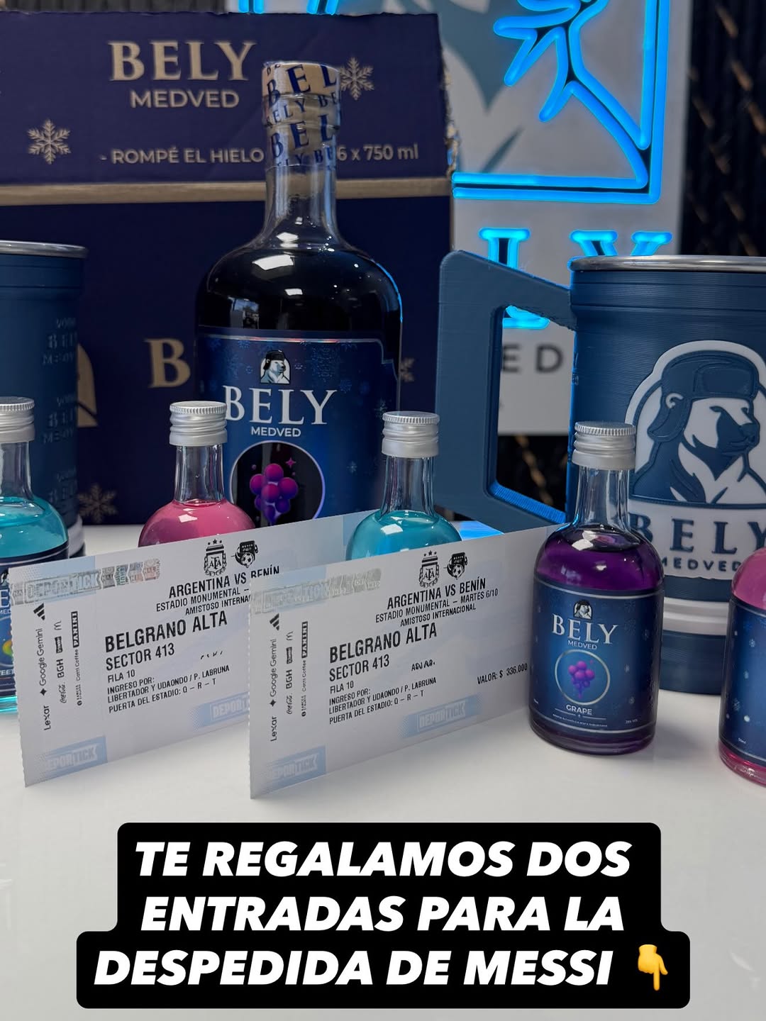 Imagen de CON Vodka Bely y Mayorista MrDrink te vamos a regalar dos en