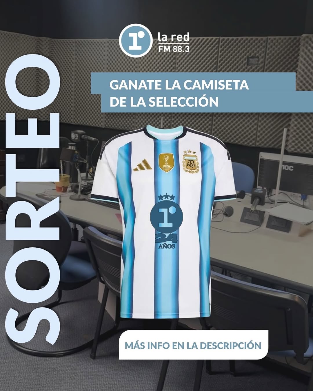 Imagen de ¡SORTEO SELECCIÓN EN RADIO LA RED!
¿CÓMO PARTICIPAR?