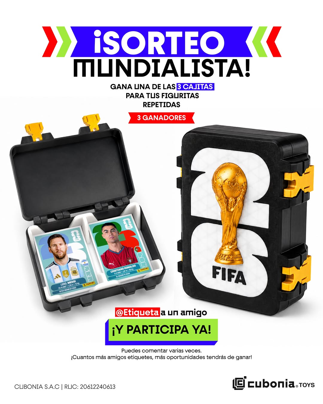 Imagen de 🔥⚽ ¡SORTEO MUNDIALISTA! ⚽🔥

¿Tienes figuritas re