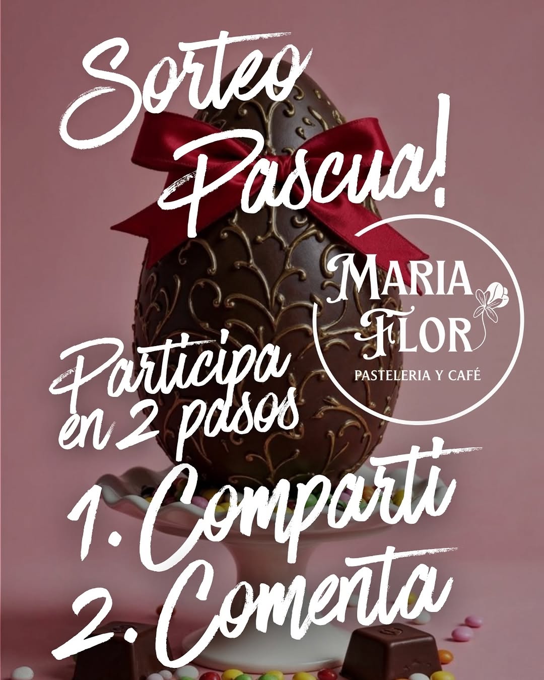 Imagen de ¡SORTEO DE PASCUA EN MARIA FLOR! 🐰🍫
Queremos que tu