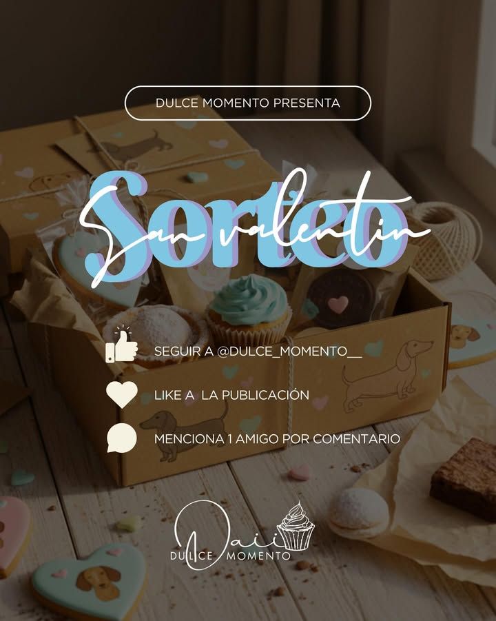 Imagen de SORTEO SAN VALENTÍN – DULCE MOMENTO 🎁
El amor se cele