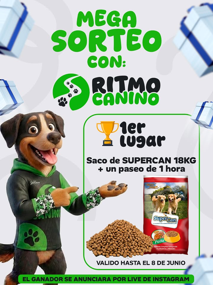 Imagen de ¡Llegó el MEGA SORTEO de Ritmo Canino! 🐾✨ Queremos co