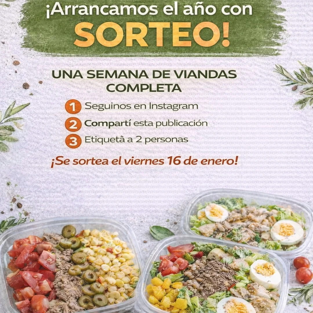 Imagen de ✨ Arrancamos el año regalando una semana de viandas compl