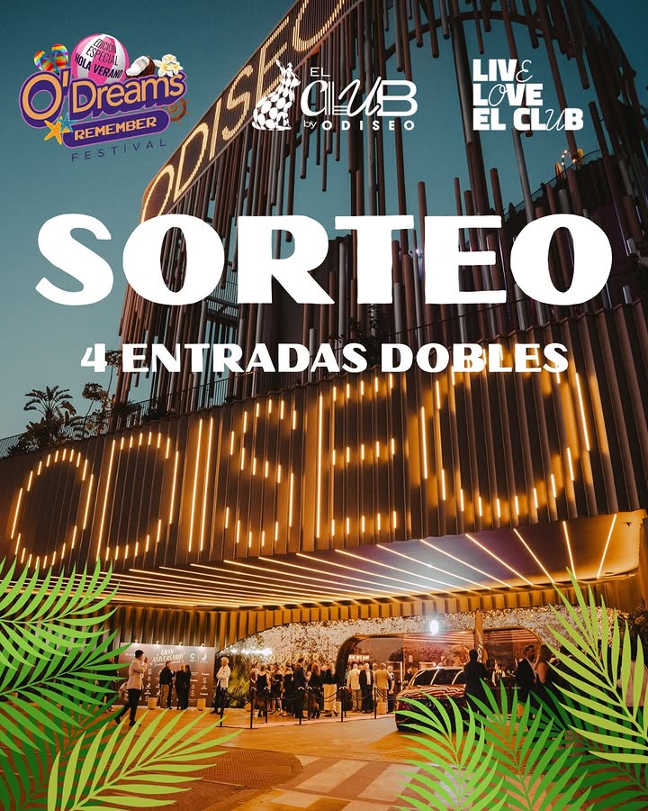 Imagen de 🎁 ¡SORTEO ACTIVO! 🎁

¿Quieres vivir O’Dreams Remem