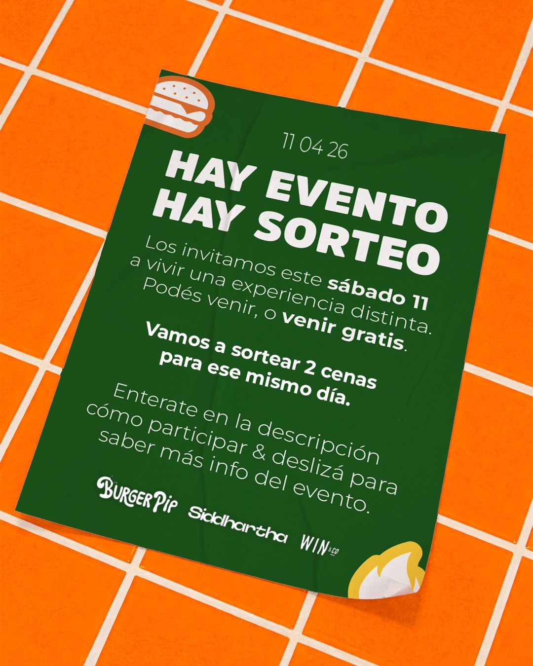 Imagen de SÁBADO 11 = PLAN RESUELTO😎

Burger Doble Cheese Bacon + 