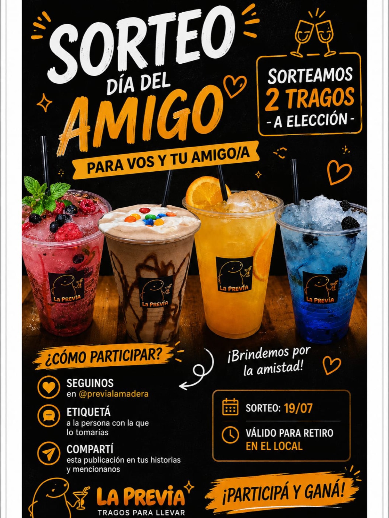Imagen de 🎉 ¡SORTEO ESPECIAL DÍA DEL AMIGO! 🎉
Sorteamos 2 tra