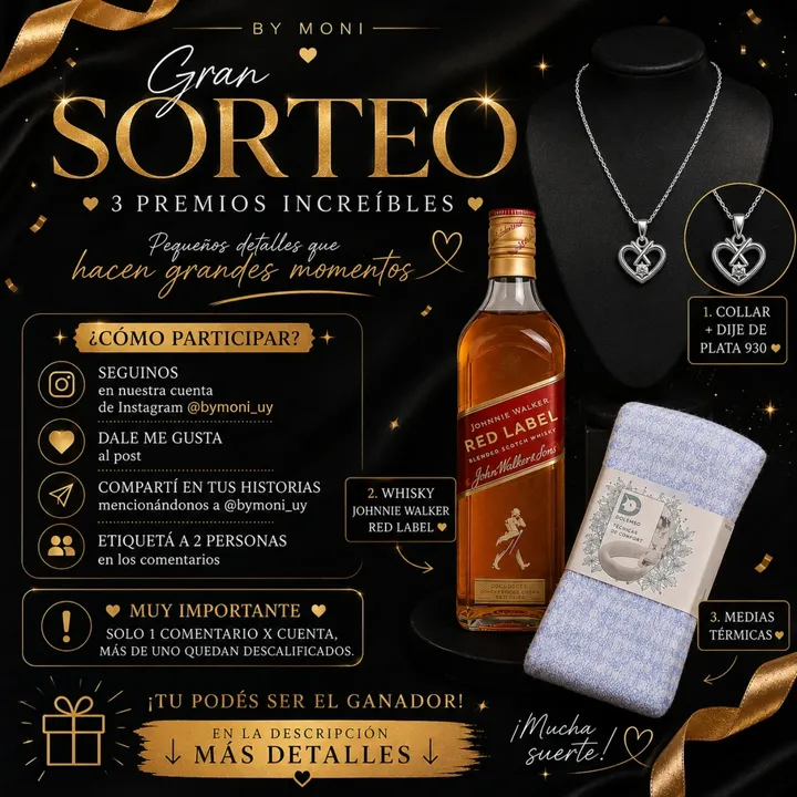 Imagen de 🎉✨💛 ¡GRAN SORTEO DE BY MONI! 💛✨🎉
Porque qu