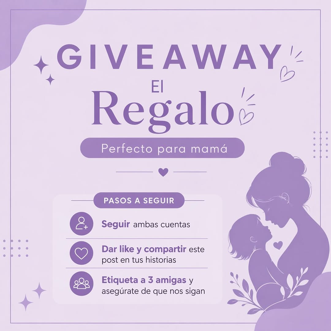 Imagen de ✨ GIVEAWAY NACIONAL 🇭🇳🛍️ ✨

💜 Porque amamo