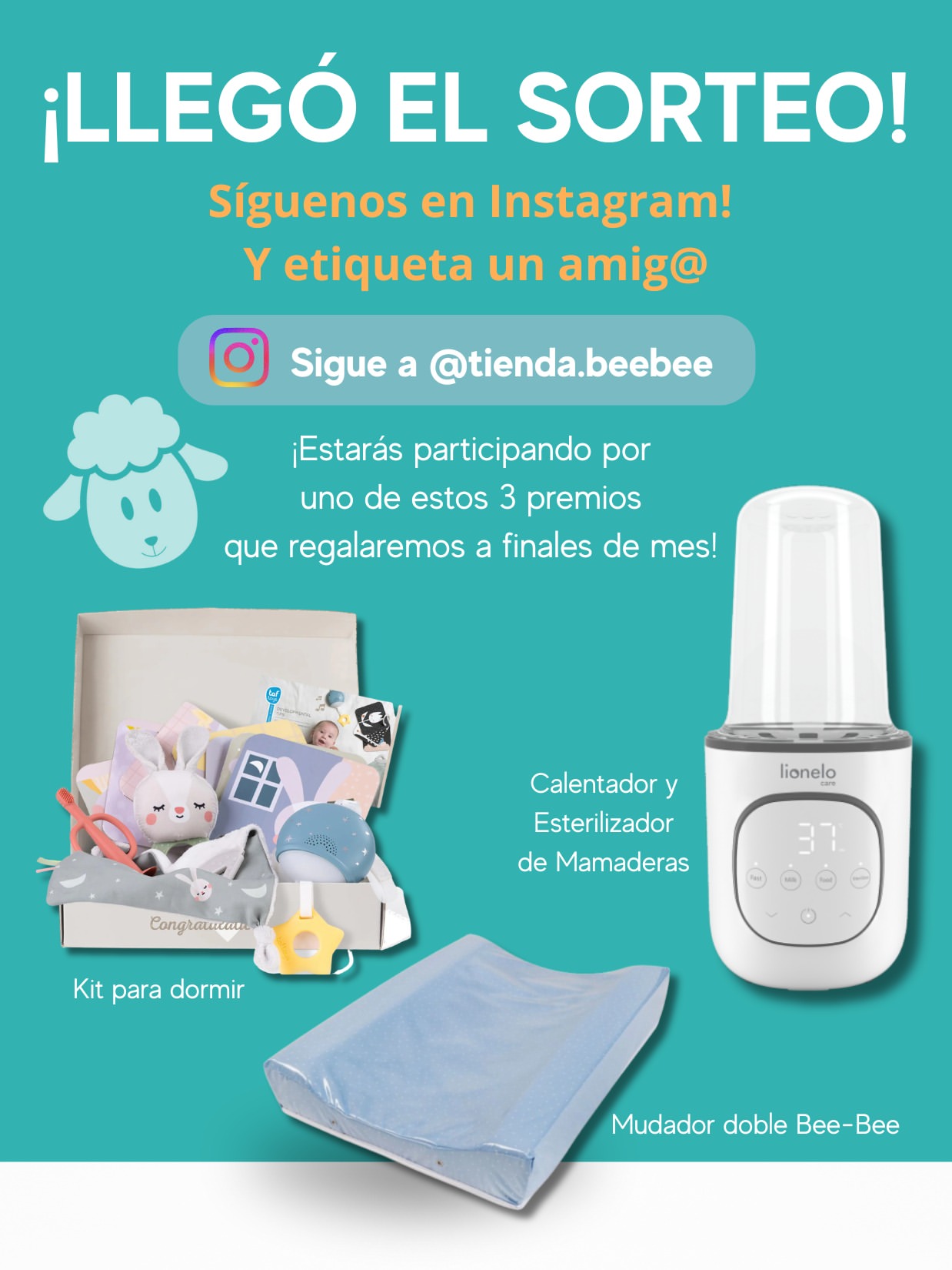 Imagen de 🎉 ¡Concurso Tienda Bee Bee! 🎉
Participa y gana uno de
