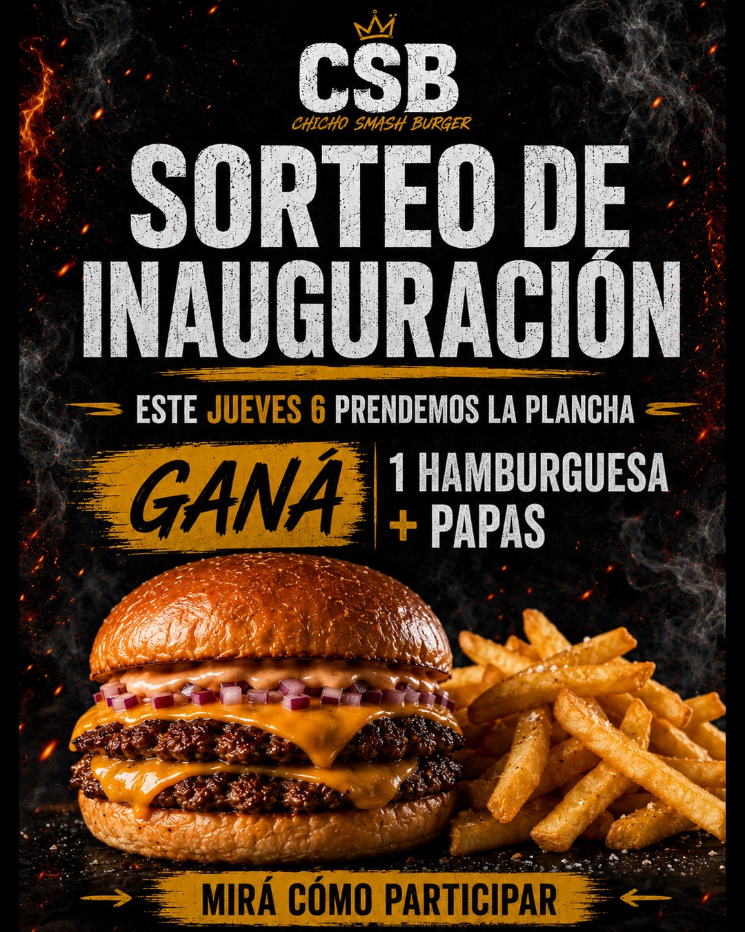 Imagen de 🔥 ¡SORTEO DE INAUGURACIÓN! 🔥
Este jueves 6 prendemo