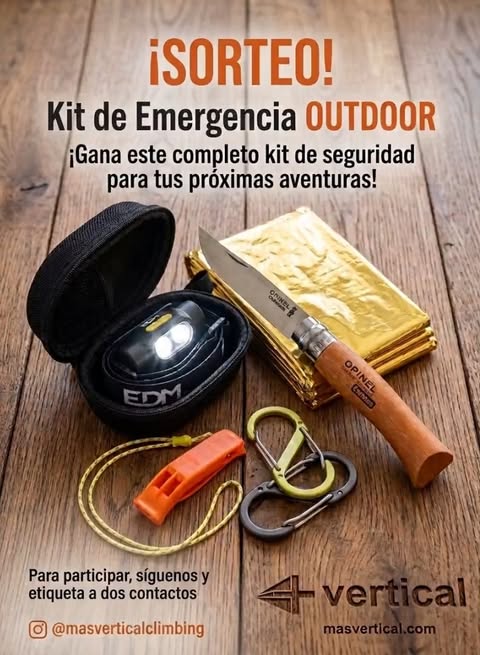Imagen de 🎁 SORTEO KIT DE EMERGENCIA OUTDOOR 🏔️

¿Te lo vas a